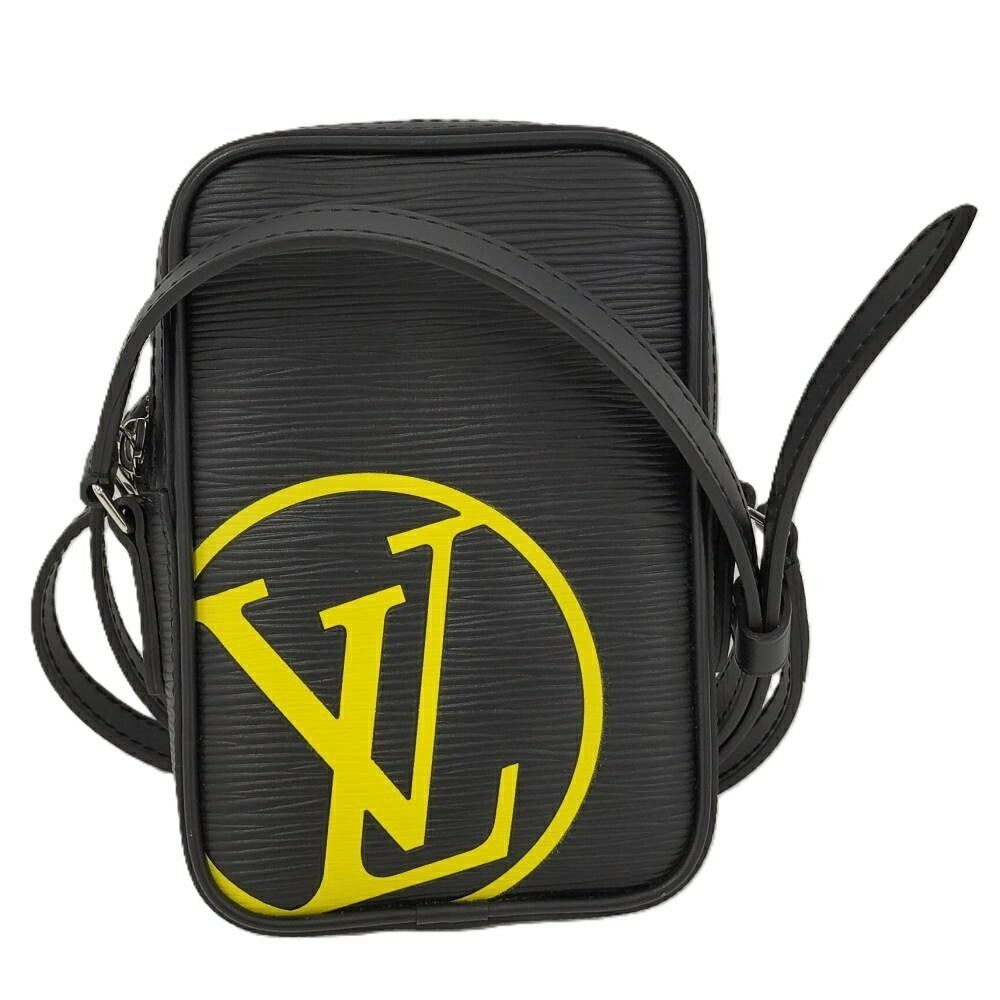 Louis Vuitton Danube PM LV Circle Shoulder Bag Epi Leather Noir Black