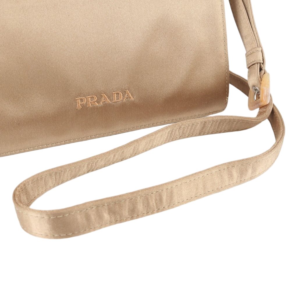 Prada Satin Shoulder Bag Crossbody — view 2