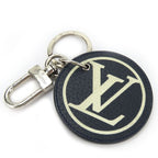 Louis Vuitton Key Holder Porte Cles Mp2082 Taurillon Initiative Leather Navy