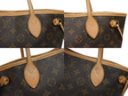 Louis Vuitton Monogram Neverfull PM Tote Bag Brown Vachetta Leather Gold — view 6