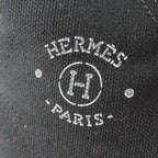 Hermes Itinerelle Canvas Leather High Cut Sneakers Black 36 — view 9
