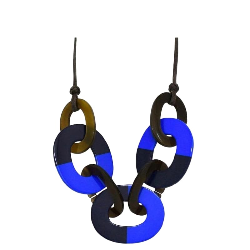 Hermes Necklace Caramba Lacquer Chain Beige — view 2