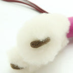 Hermes Buddy Charm Mouton Anion Agno Milo Rose Purple Rouge Gleau Ecru — view 7