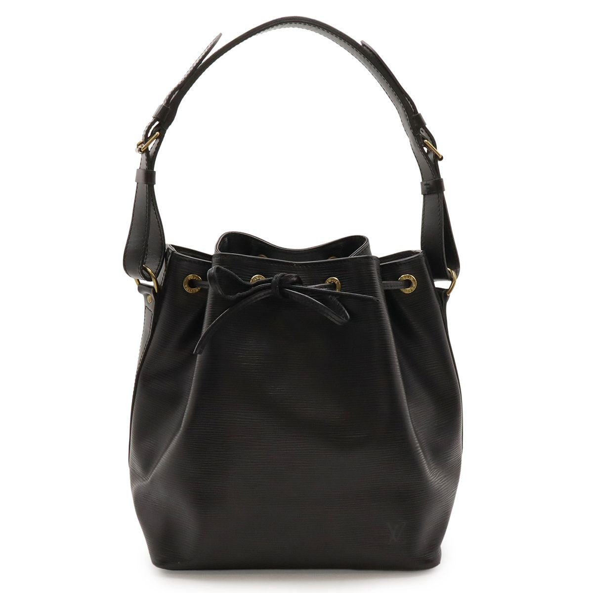 Louis Vuitton Epi Petit Noe Shoulder Bag Drawstring Noir