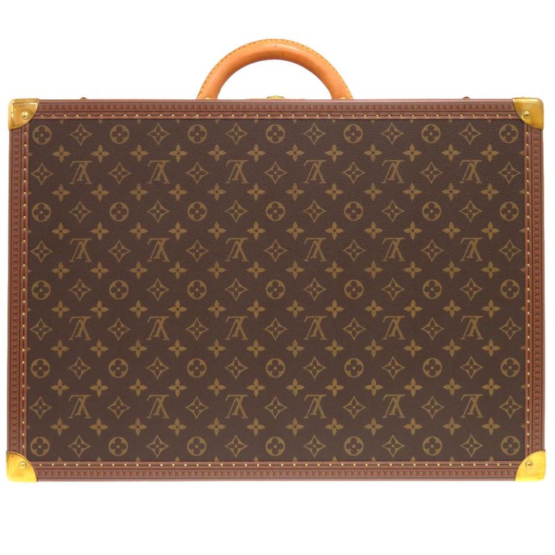Louis Vuitton Bisten 55 Monogram Trunk Case Bag 1857 — view 2