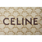Celine Coin Case Key Pouch Accessory 10 C662 Triomphe White — view 3