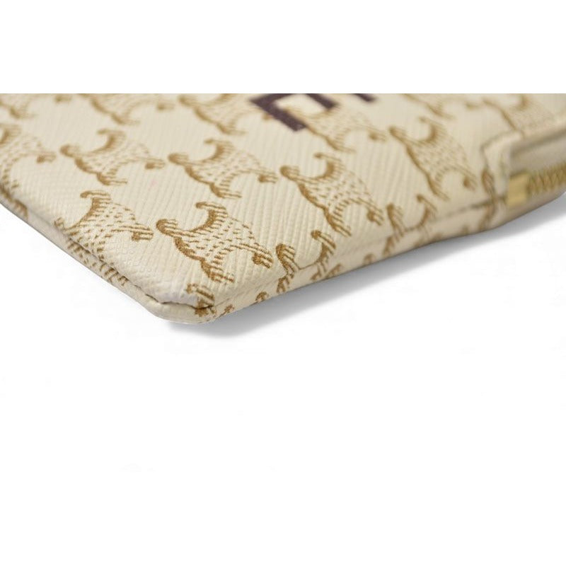 Celine Coin Case Key Pouch Accessory 10 C662 Triomphe White — view 7