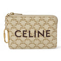 Celine Coin Case Key Pouch Accessory 10 C662 Triomphe White