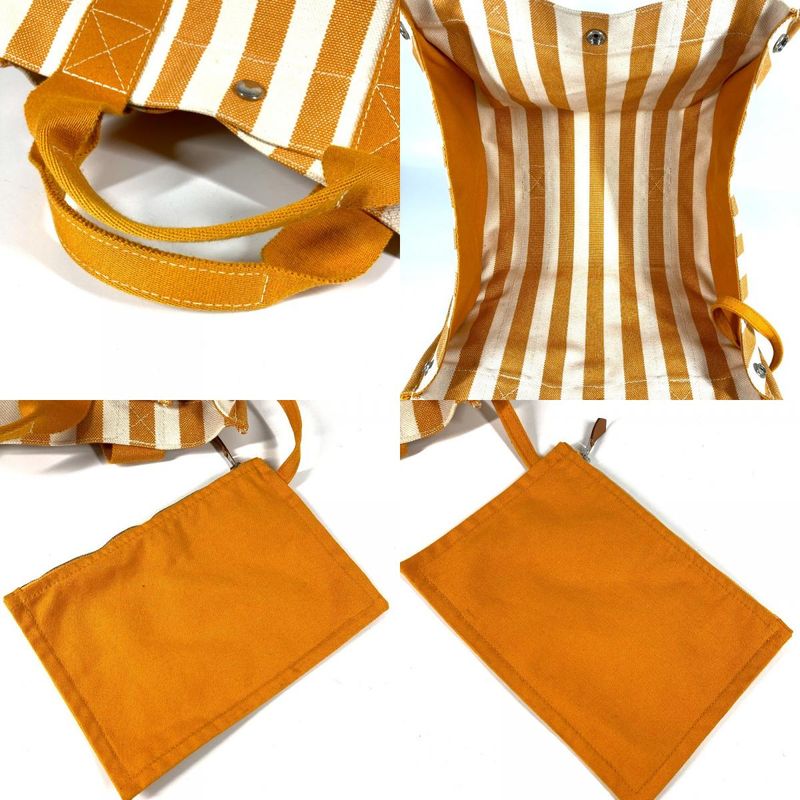 Hermes Handbag Cannes PM Cotton Yellow — view 8