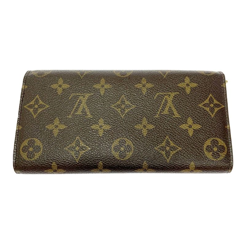Louis Vuitton Monogram Portefeuille Sarah Brown Long Wallet — view 4