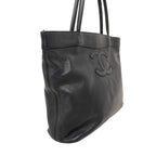 Chanel Tote Caviar Leather Black Gold — view 2