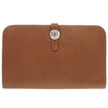 Hermes Dogon GM Midosuji Limited Chevre Bronze Silver Hardware Long