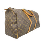 Louis Vuitton Boston Bag Monogram Keepall 50 Brown — view 2