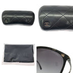 Chanel Rhinestone Wellington Sunglasses 5617 140 Black — view 8