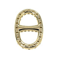Hermes Mini Chaine D'ancre Perforet Twilly Ring Permanent Brass Gold Color Scarf