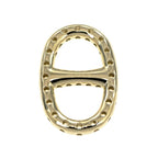 Hermes Mini Chaine D'ancre Perforet Twilly Ring Permanent Brass Gold Color Scarf