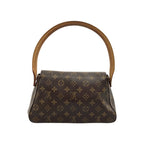Louis Vuitton Monogram Mini Looping Semi-Shoulder Bag Brown — view 2