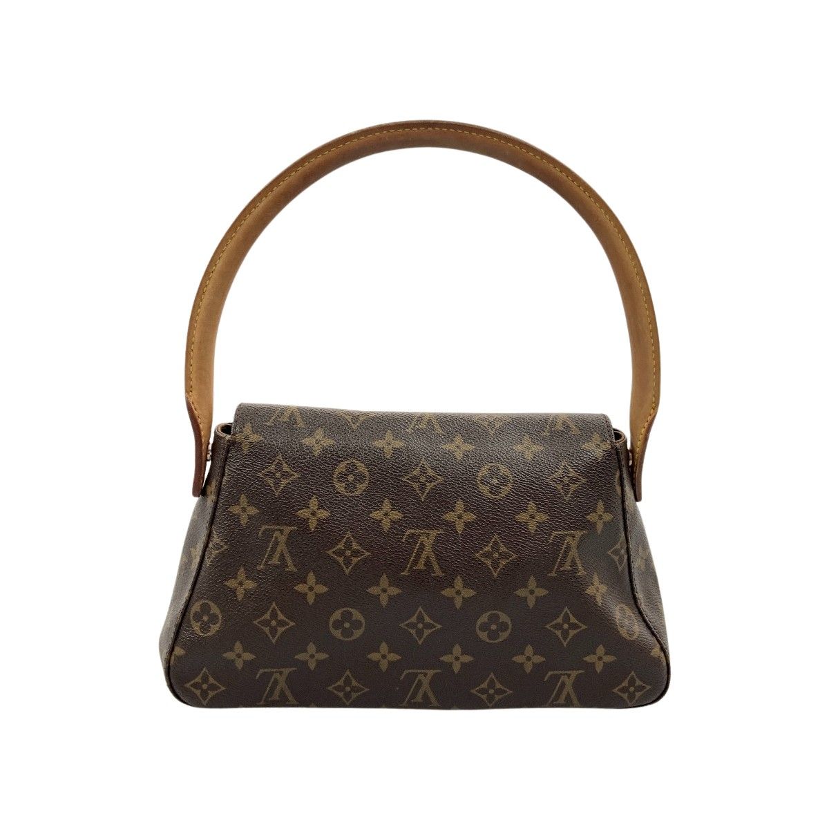 Louis Vuitton Monogram Mini Looping Semi-Shoulder Bag Brown — view 2