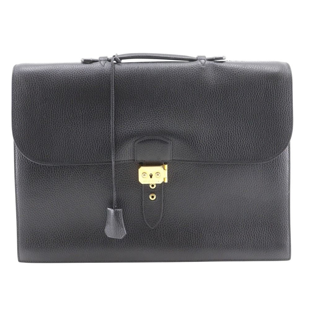 Hermes Sac a Depeche 41 Fjord Black B Business Bag