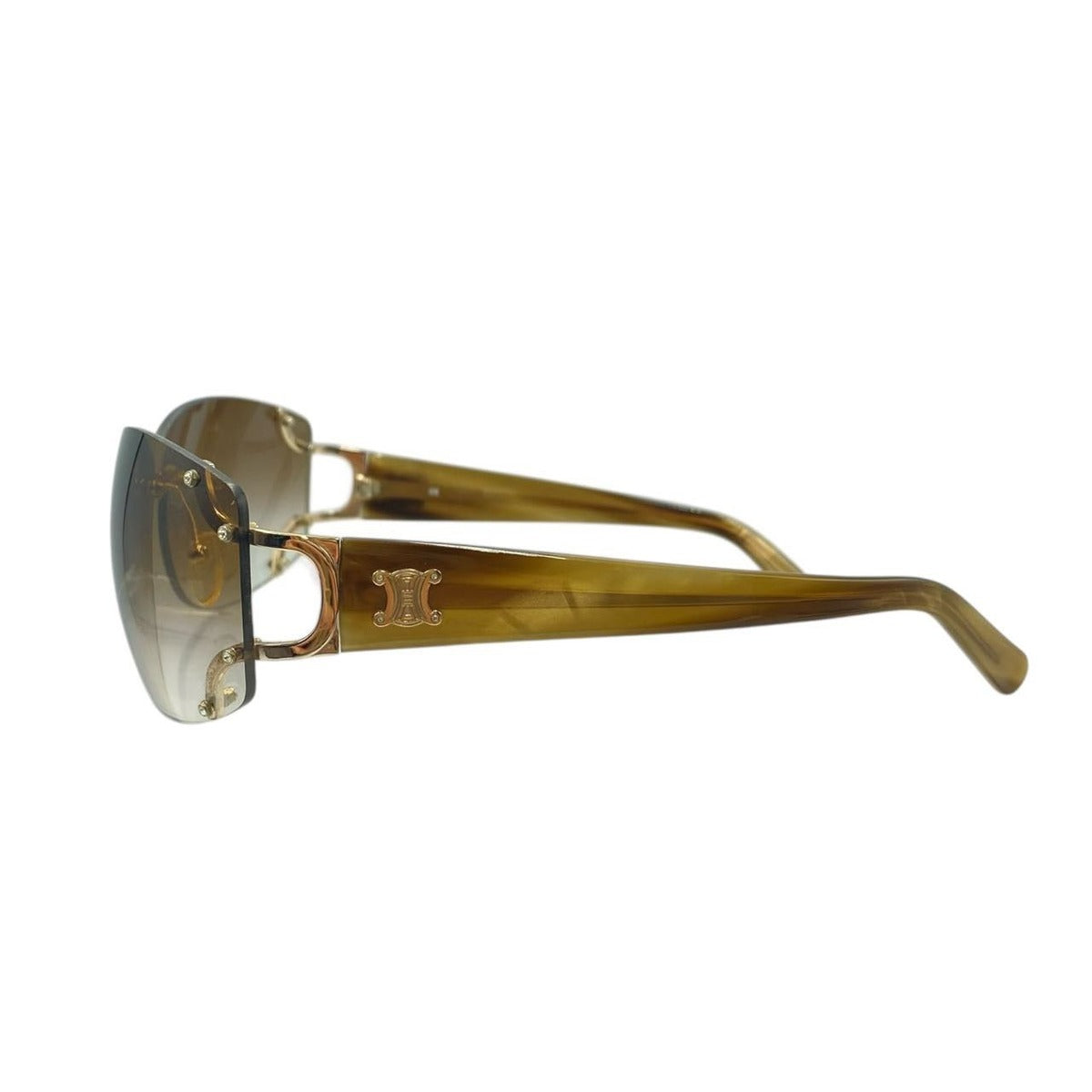 Celine Sunglasses Eyewear Brown Gold — view 2