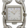 Gucci Signoria 116.3 Stainless Steel Quartz Analog Display White Shell