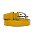 Gucci Belt Yellow Guccissima Line Narrow Waist Leather