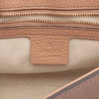 Gucci Shoulder Bag Soho Interlocking Beige Leather — view 4