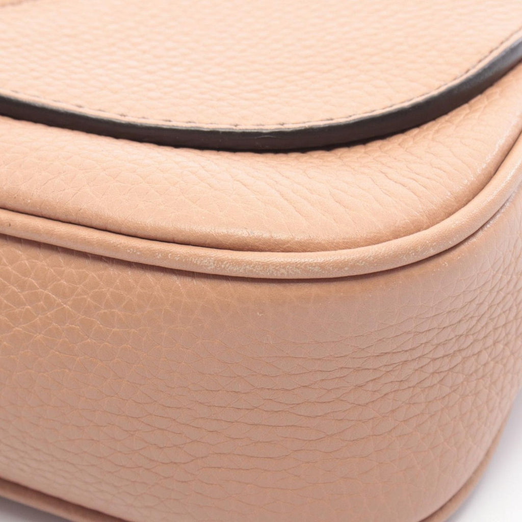 Gucci Shoulder Bag Soho Interlocking Beige Leather — view 5