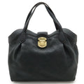 Louis Vuitton Monogram Mahina Sealth PM Tote Noir Black