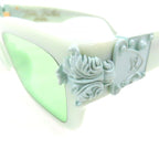 Louis Vuitton Montgomery Sunglasses Pastel Green Lens Eyewear — view 7