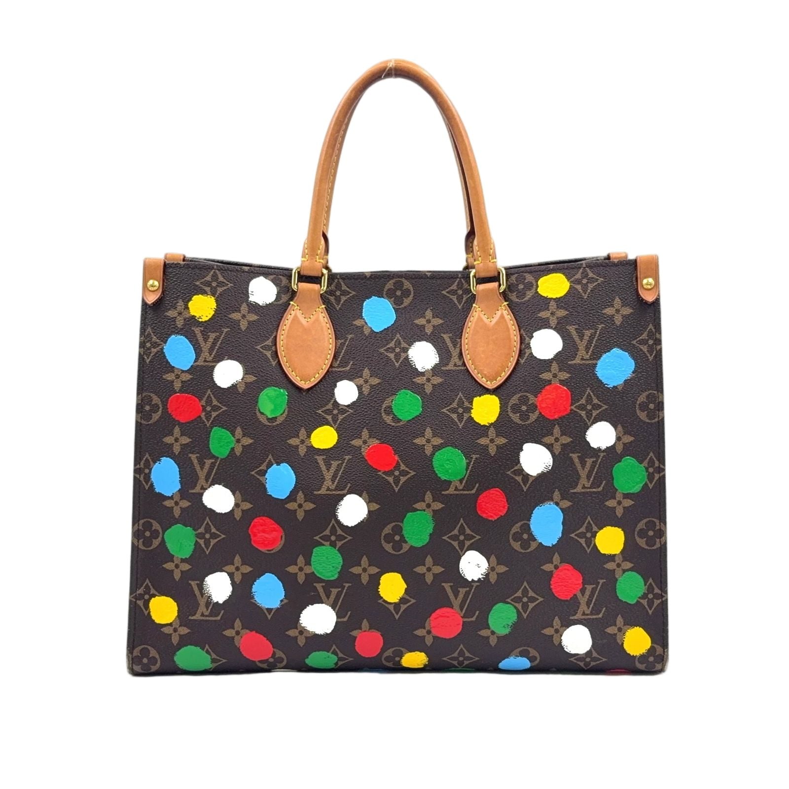 Louis Vuitton On The Go MM Monogram Yayoi Kusama Collaboration