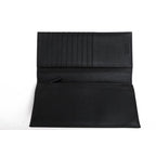 Prada Long Wallet Men Leather Black 2 Mv836 Portafverticale Saffiano — view 5
