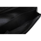 Prada Long Wallet Men Leather Black 2 Mv836 Portafverticale Saffiano — view 8
