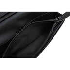 Prada Long Wallet Men Leather Black 2 Mv836 Portafverticale Saffiano — view 9