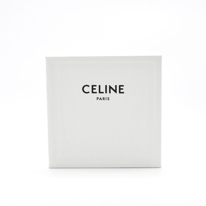 Celine Bracelet Bangle Cuff Silver Triomphe Asymmetric — view 9