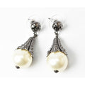 Chanel Pearl Motif Coco Mark Gunmetal