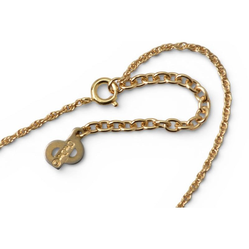 Dior Christian Necklace Vintage Emblem Gold — view 3