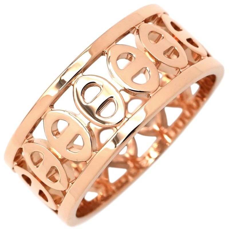 Hermes Ring Chaine D'ancre Divine PM 18K Pink Gold 52 AU 750 — view 2
