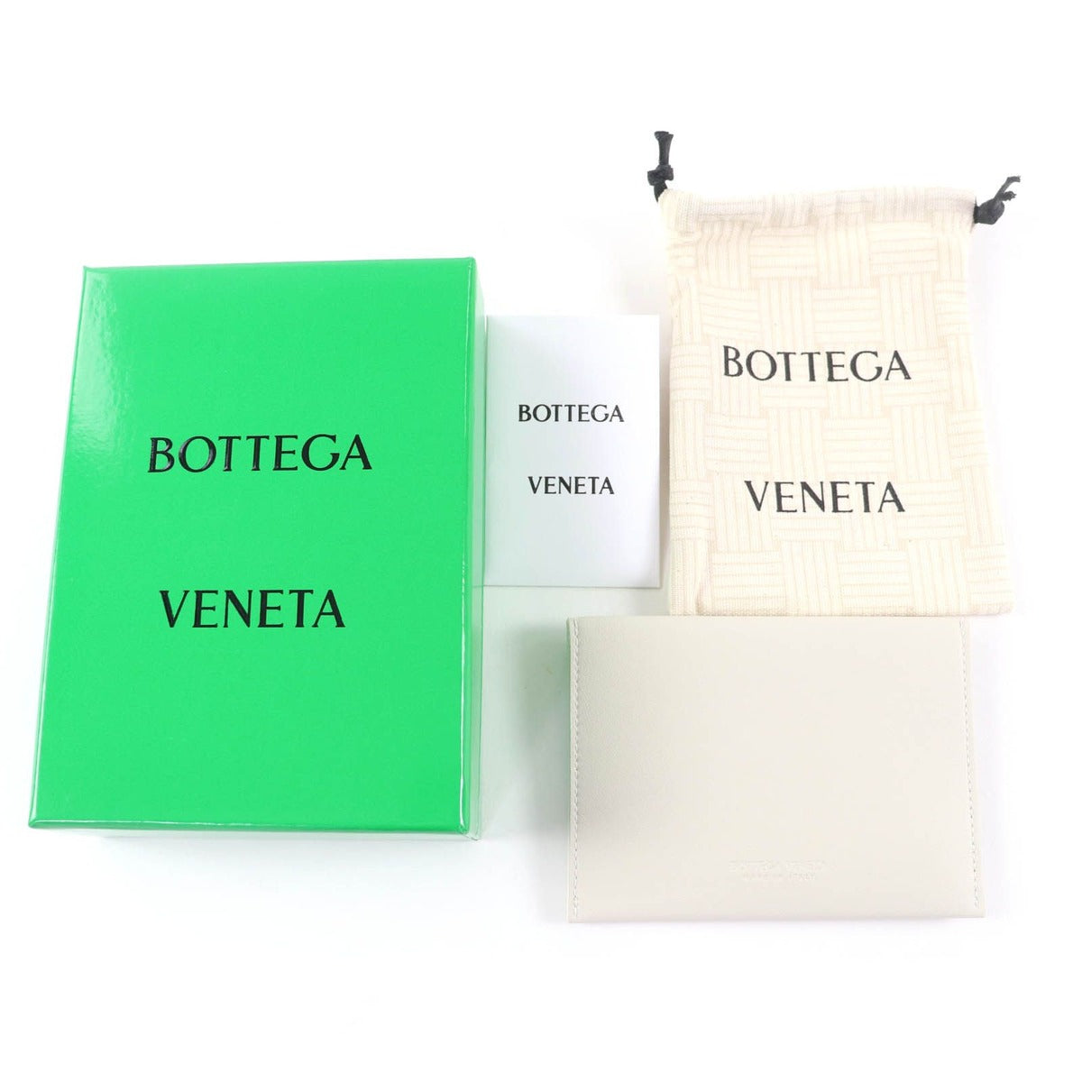 Bottega Veneta Log Leather Card Holder — view 2