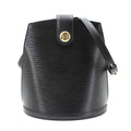 Louis Vuitton Epi Cluny Shoulder Bag Leather Noir Gold