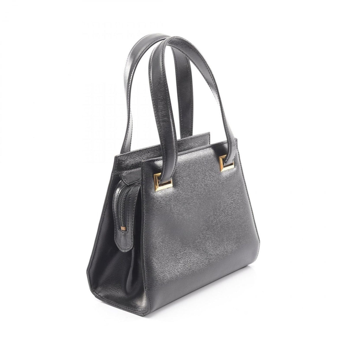 Dior Handbag CD Logo Black Leather — view 2