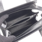 Dior Handbag CD Logo Black Leather — view 3