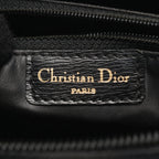 Dior Handbag CD Logo Black Leather — view 4