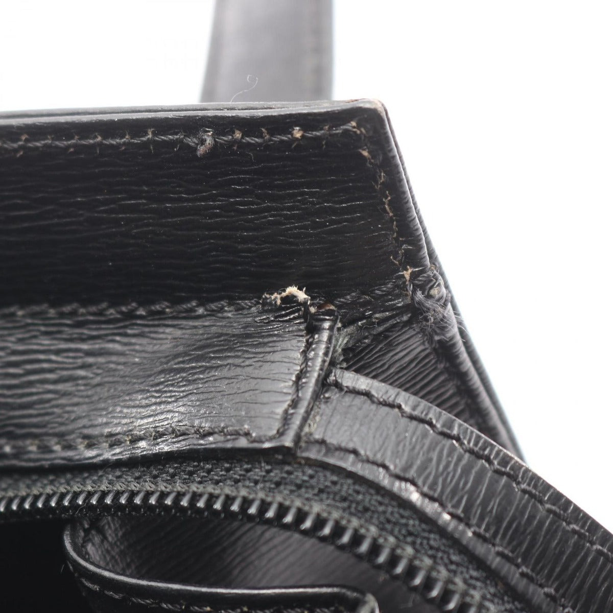 Dior Handbag CD Logo Black Leather — view 6