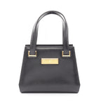 Dior Handbag CD Logo Black Leather