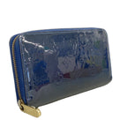 Louis Vuitton Wallet Vernis Zippy Grand Blue — view 2