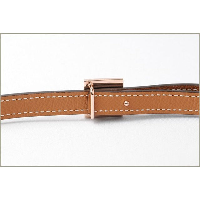 Hermes Belt Reversible Irene 95 Black Brown Swift Epson Rose — view 4