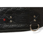 Gucci Body Bag Waist Pouch Guccissima GG Navy Men — view 3