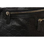 Gucci Body Bag Waist Pouch Guccissima GG Navy Men — view 4