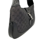 Gucci Handbag Jackie Denim Black Silver — view 2
